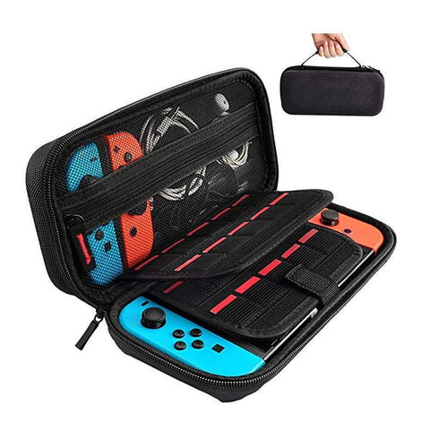 Gaming Consoles Carry Bag Carrying Case For Nintendo Switch With 20 Games Cartridges Protective Hard Shell Travel Pouch Accessories
