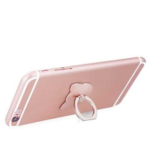 Phone Holders Stands Cartoon Cat Head 360 Degree Finger Ring Mobile Smartphone Mounts & Holders