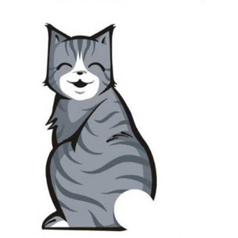 Car Decals Moving Cat Tail Wiper Stickers Rear Windshield Decoration Decals & Stickers