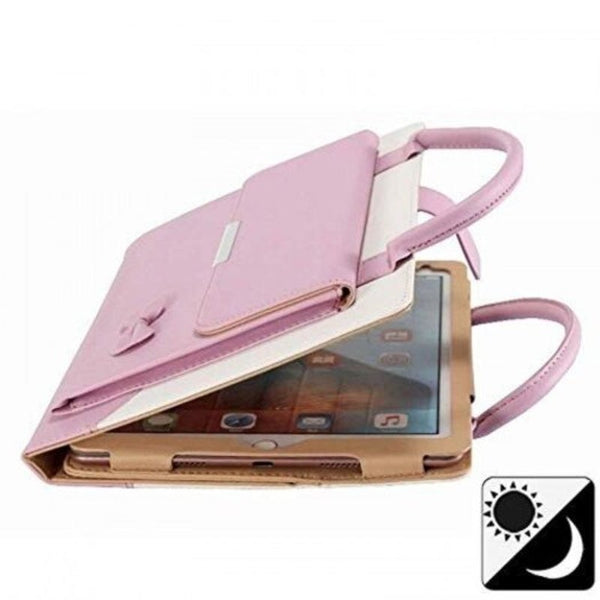 Case For Ipad Mini Cute Handbag Women Protective Pu Leather Black Cases Covers Keyboard Folios