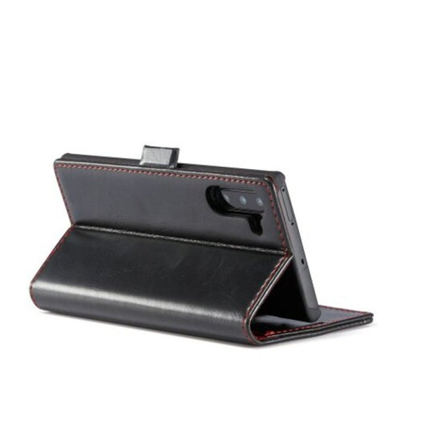 Multi-Card Slots Leather Flip Wallet Case For Samsung Galaxy Note10 Protection Shell