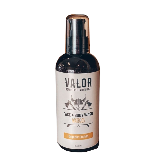 Valor Castile Face And Body Wash (Wategos) Body Soaps