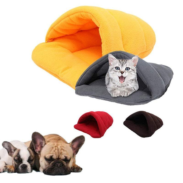 Soft Warm Cave Igloo For Small Dogs Or Cats Pet Beds