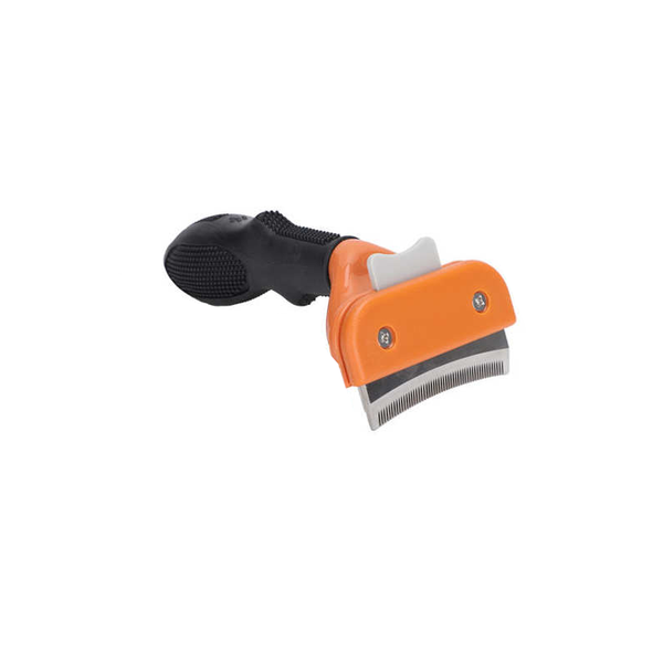 Pet Hair Removal Brush Cat Dog Deshedding Dematting Grooming Tool Orange Dog Grooming