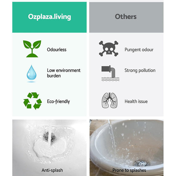 Cefito Ceramic Rectangle Sink Bowl White Bathroom Sinks