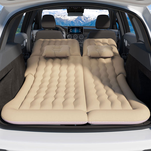 Weisshorn Car Mattress 175X130 Inflatable Suv Back Seat Camping Bed Beige Sleeping Bags