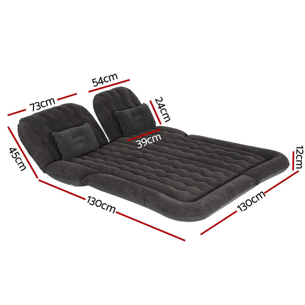 Weisshorn Car Mattress 175X130 Inflatable Suv Back Seat Camping Bed Black Sleeping Bags