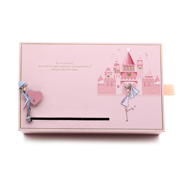 Veile Studios Love Castle Jewellery Box Ring Necklace Storage Organising Jewelry Pink Jewellery Boxes