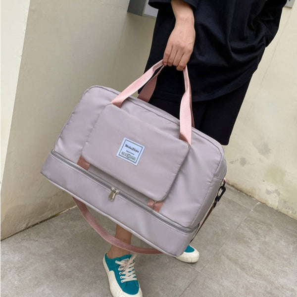 Foldable Travel Duffel Bags Sports Gym Tote Women Gym Bags