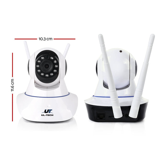 Ul Tech Set Of 2 1080P Ip Wireless Camera White Ip & Smart Security Camera Systems