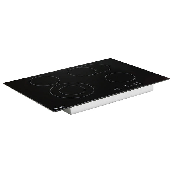 Devanti Ceramic Cooktop 77Cm Electric Cooker 4 6 Burner Stove Hob Touch Control Cooktops
