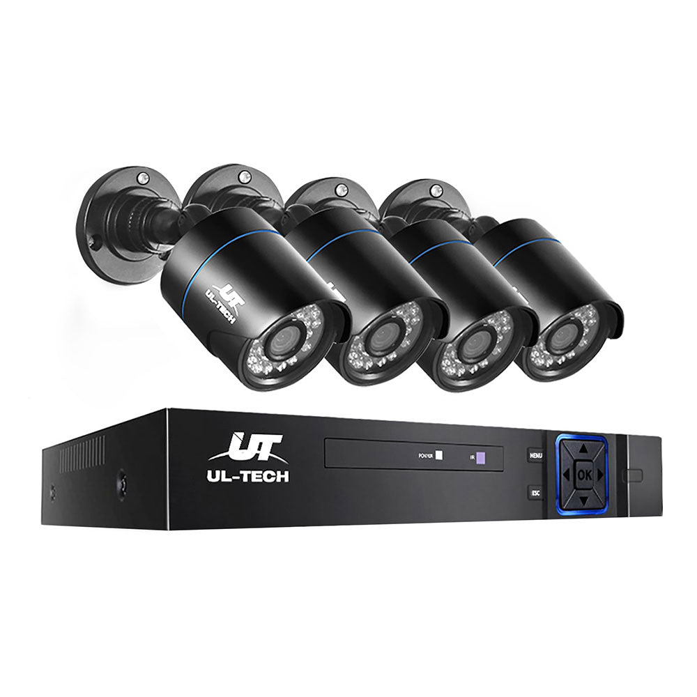 Ul Tech 1080P 4 Channel Hdmi Cctv Security Camera Security Cameras