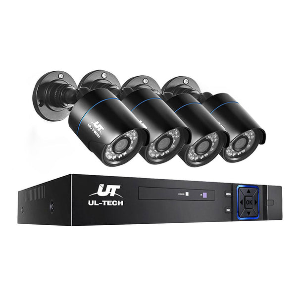 Ul Tech 1080P 4 Channel Hdmi Cctv Security Camera Security Cameras