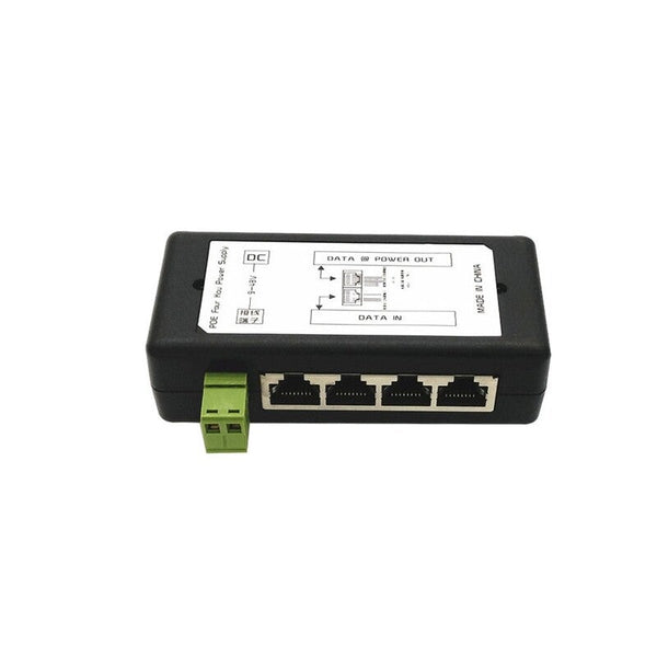 Cctv 4Ch Poe Injector Box Dc 12V 48V Power Other Home Networking