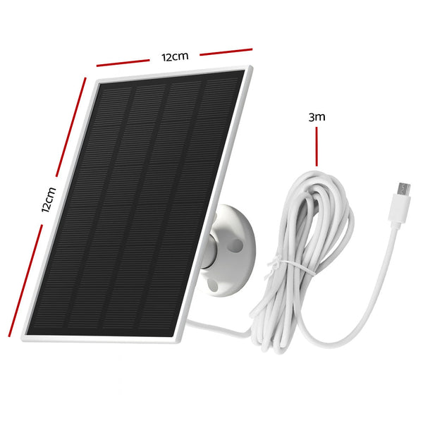 Ul Tech Wireless Solar Panel For Security Camera Outdoor Battery Supply 3W Security Cameras