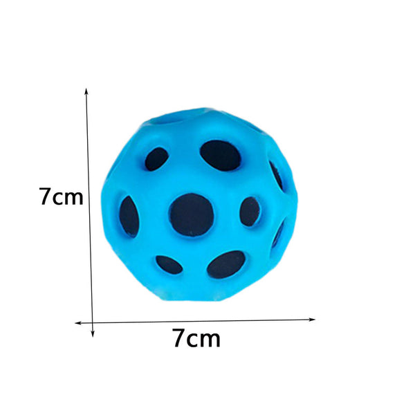 Hole Ball Soft Bouncy Antifall Moon Shape Porous Kids Indoor Outdoor Outdoor Toy Balls