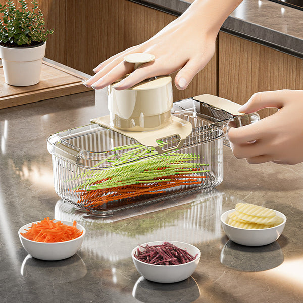 Multifunctional Vegetable Cutter For Cutting And Draining Sturdy Food Chopper Choppers