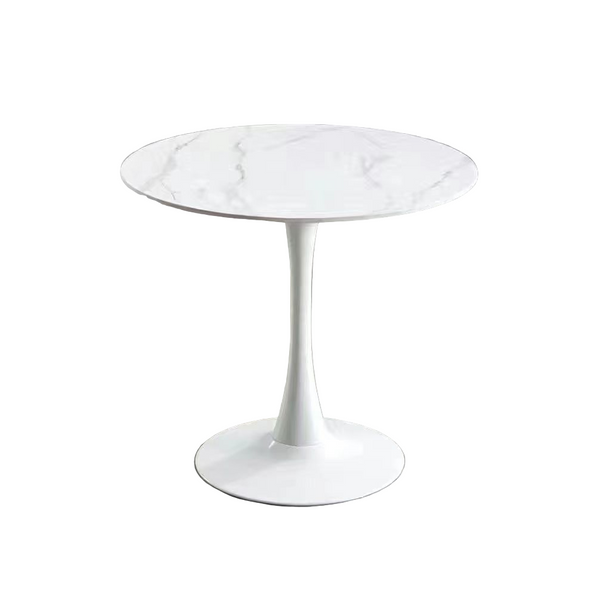 Celeste White Round Cafe Table Coffee Tables