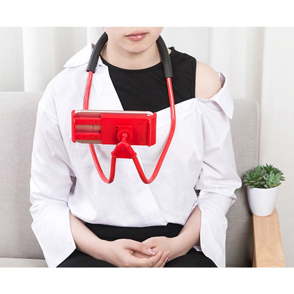 Mounts & Holders Cell Phone Holder Lazy Tablet Bracket Universal Neck Stand For Iphone Adjustable Rotating Gooseneck Mount With Multiple Function Blac