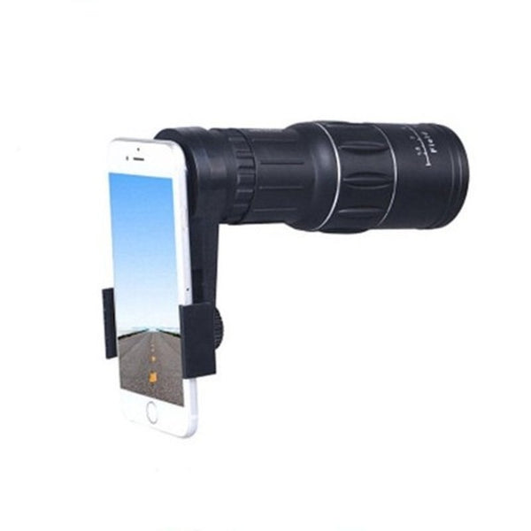 Cellphone Telescope Portable 16X52 Monocular Zoom Binoculars Black Binoculars & Monoculars