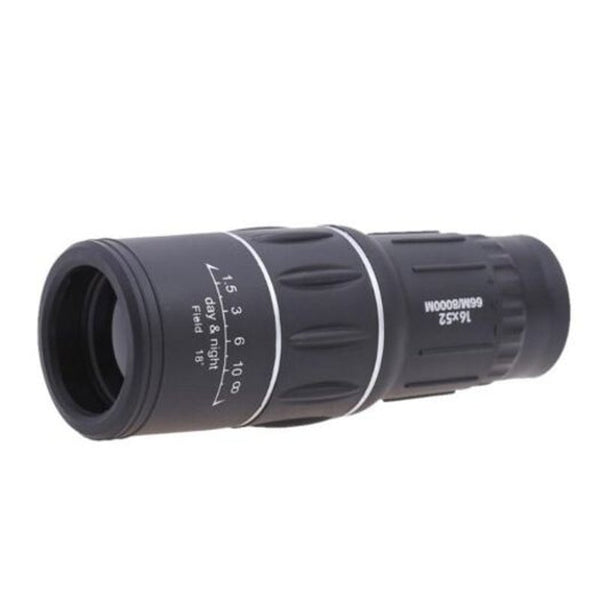 Cellphone Telescope Portable 16X52 Monocular Zoom Binoculars Black Binoculars & Monoculars