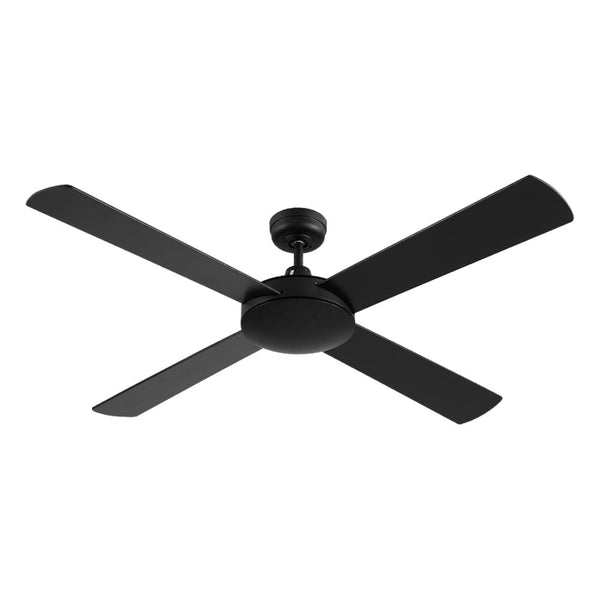 Devanti 52'' Ceiling Fan W/Remote Black Ceiling Fans