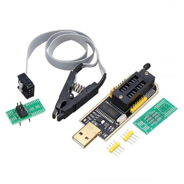 Ch341a 24 25 Series Eeprom Flash Bios Usb Programmer Module Soic8 Clip On Board Multi Embedded Processors & Controllers
