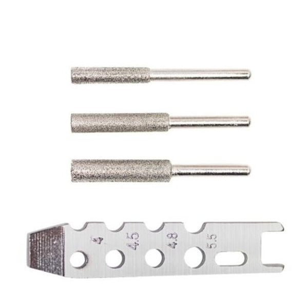 Chain Saw Tooth Grinding Tool Sharpening Attachment Accessories Silver Rotary Tools