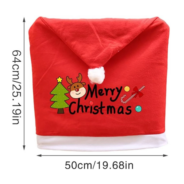 Chair Covers (5 Pieces) Dining Sofa Christmas Perfect For Holiday Table And Decorations Home Kitchen Party Slipcovers