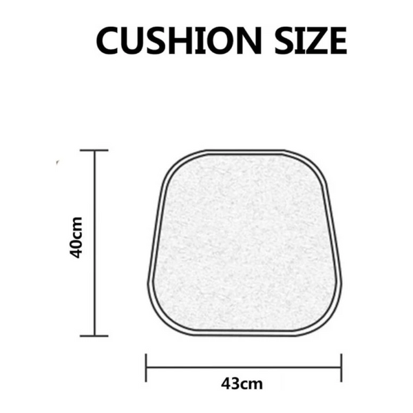Chair Cushions 2 Pieces Seat Removable And Washable With Straps Kitchen 40 X 43 Cm Covers Suitable For Garden Chairs Dining Or Office Green Cushions &
