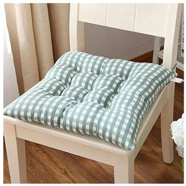 Chair Cushions 40X40cm Pack Of (Green) Cushions & Decorative Pillows