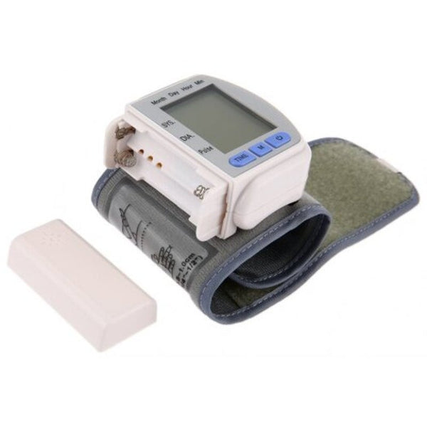 Digital Wrist Blood Pressure Monitor White