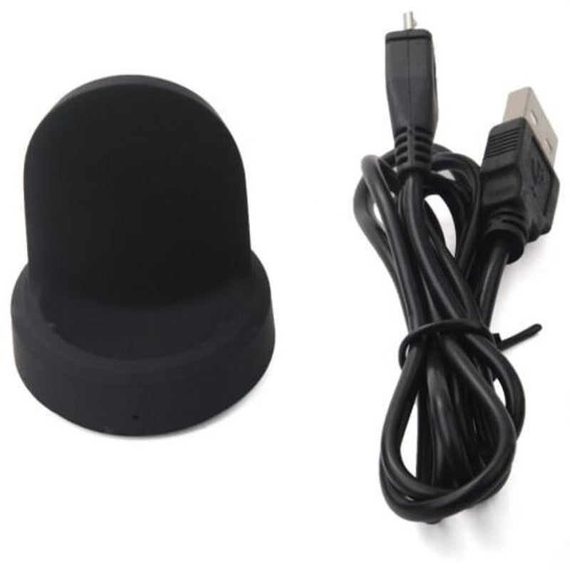 Charger Charging Cradle Dock For Samsung Galaxy Gear S3 Classic / Frontier Smart Watch Black Chargers & Docking Stations