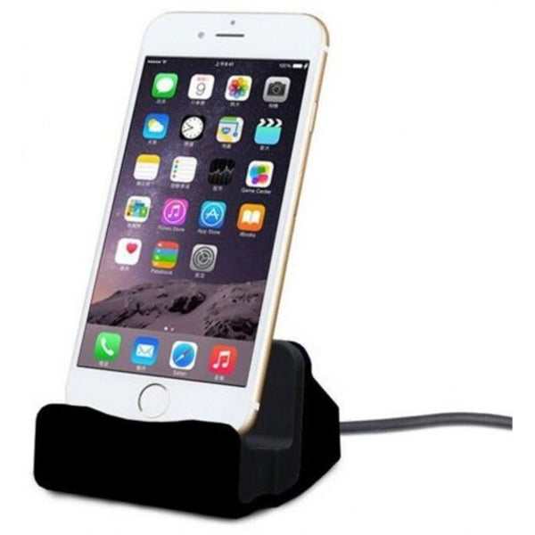 Charging Station Charger Dock For Iphone 8 / Plus X 7 6S Black
