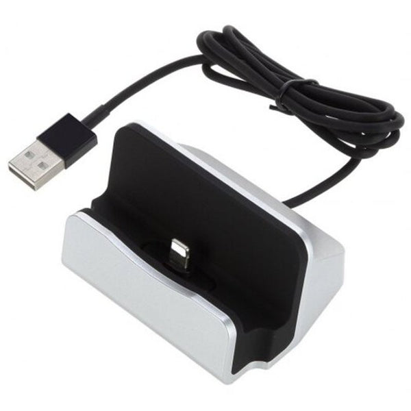 Charging Station Charger Dock For Iphone 8 / Plus X 7 6 Silver Chargers & Cradles