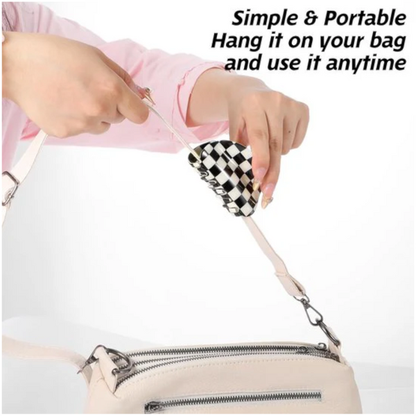 Checkered Claw Clips Thick Hair Fine Curly Straight Long Non Slip Simple Style Black And White Square Set Of 4 Accessories For Women Hair Accessories