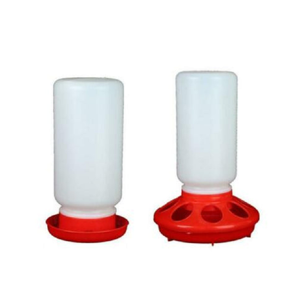 Cheeky Chooka Chick Waterer And Feeder Set Plastic Gravity Fed Chicken Backyard Poultry Feeders