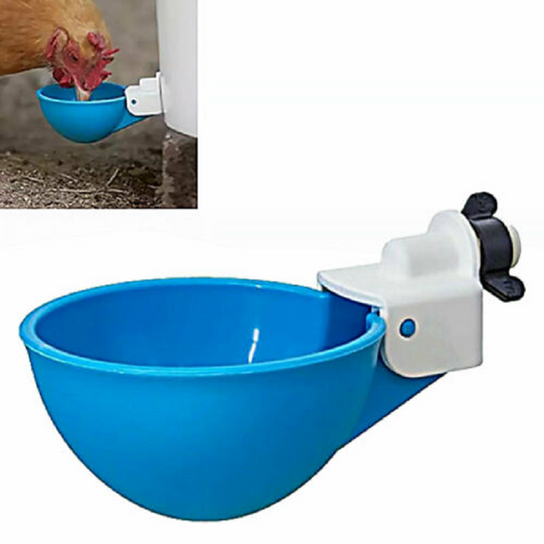 Cheeky Chooka Diy Poultry Drinker Cups 4Pk Backyard Poultry Feeders
