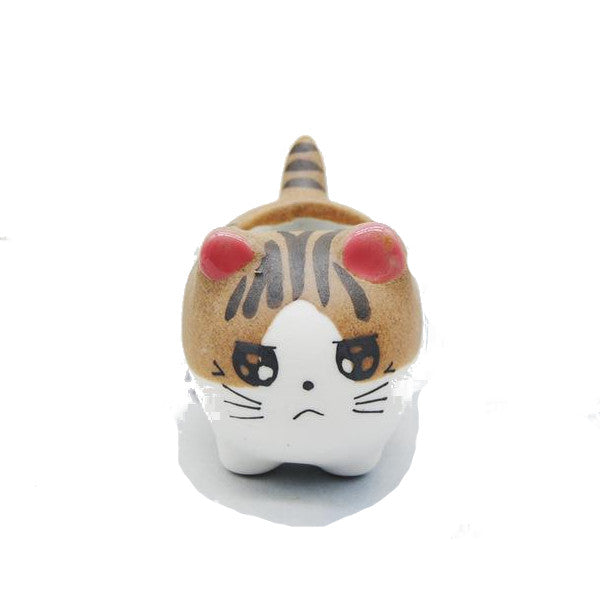 Cheeky Cat Cute Succulent Mini Flower Pot Desktop Decor Baskets Pots Window Boxes