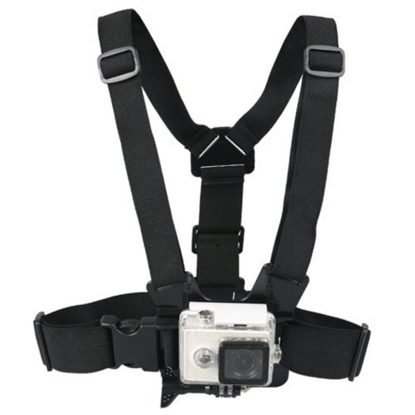 Chest Strap Action Camera Mount For Gopro / Yi Sports Cameras Black Straps & Hand Grips