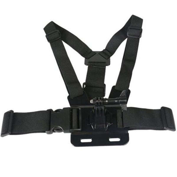 Chest Strap Action Camera Mount For Gopro / Yi Sports Cameras Black Straps & Hand Grips