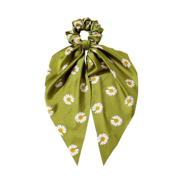 Chiffon Ponytail Scarf Bow Elastic Hair Rope Tie Scrunchies Ribbon Bands 1 Hair Accessories