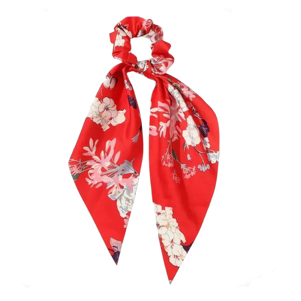 Chiffon Ponytail Scarf Bow Elastic Hair Rope Tie Scrunchies Ribbon Bands 1 Hair Accessories