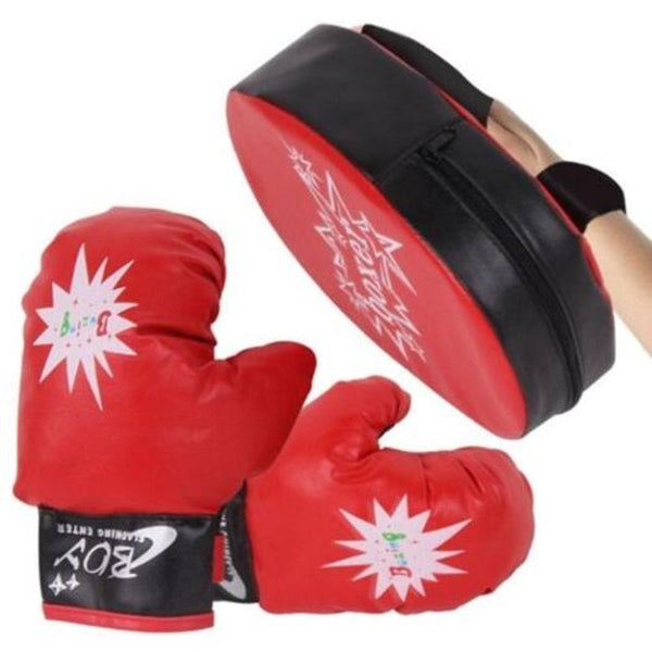 Children Boxing Gloves Punch Mitt Fitness Exercise Toy Gloves Boxing