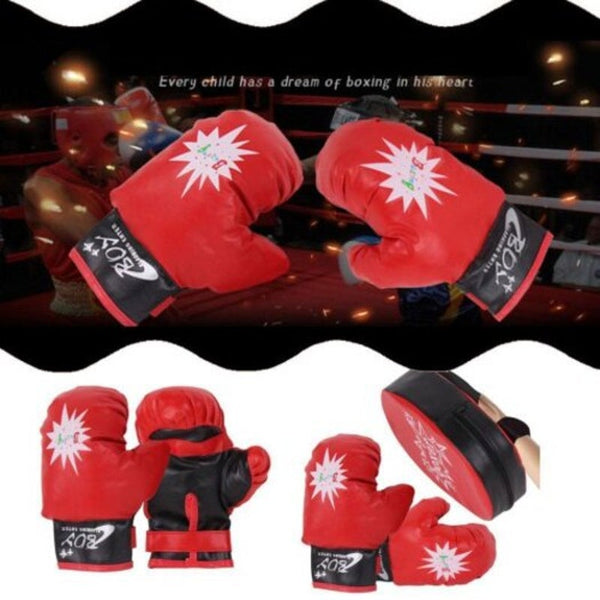 Children Boxing Gloves Punch Mitt Fitness Exercise Toy Gloves Boxing