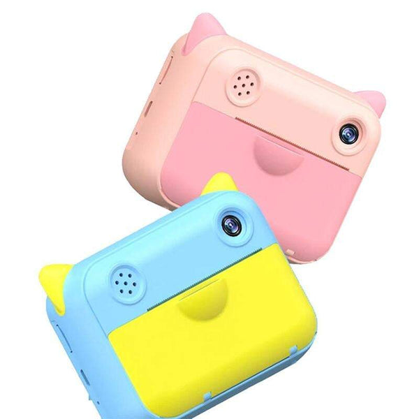 Kids Instant Print Camera Hd 1080P Digital Photo Paper Rechargeable Instant Cameras