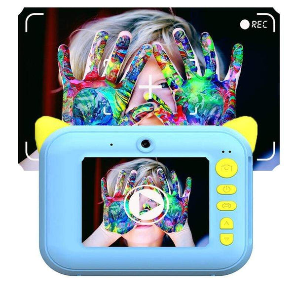 Kids Instant Print Camera Hd 1080P Digital Photo Paper Rechargeable Instant Cameras