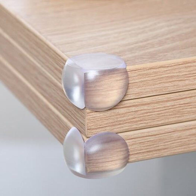 Children Protective Corner Cover Anti Collision Angle Jacket 4Pcs Transparent Edge & Corner Guards