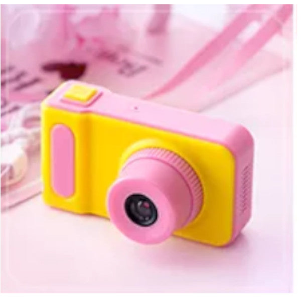 Children's Mini Digital Camera Creative Toy Kids 1080P 2 Inch Toddler Pink