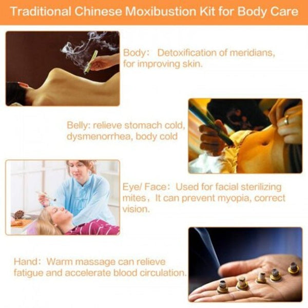 Chinese Traditional Moxibustion Massage Rod For Facial Sterilization Mites Massagers